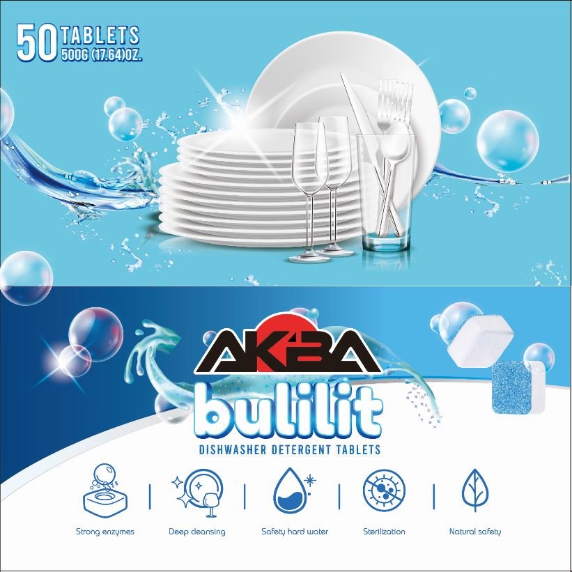 Akiba Bulilit for Small Dishwashers 50x10g - AkibaHome